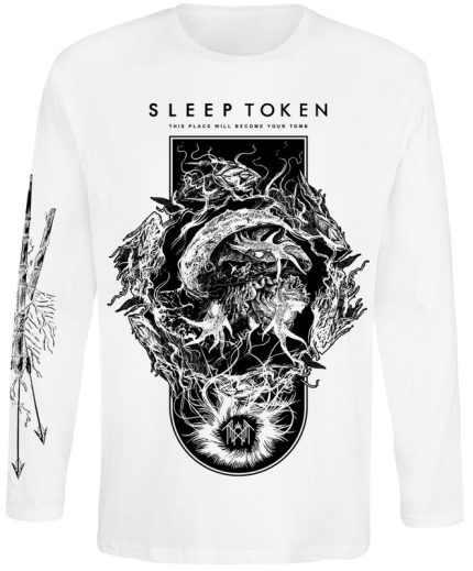 Nimbus Long-sleeve Shirt white by Sleep Token