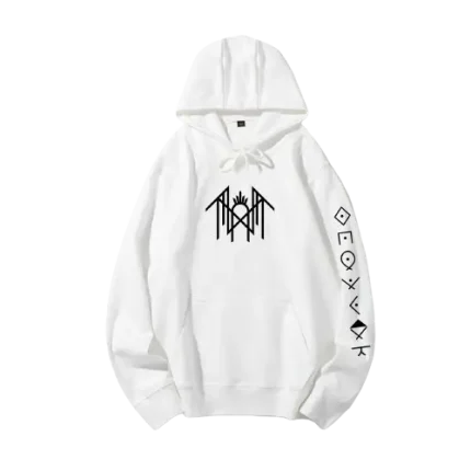 SLEEP TOKEN WHITE HOODIE