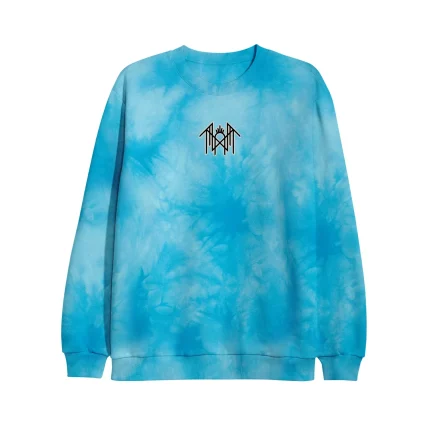 Sleep Token Take Me Back To Eden - Aqua Tie Dye Crewneck