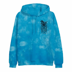 Death Metal Glow Tee- Blue Hoodie