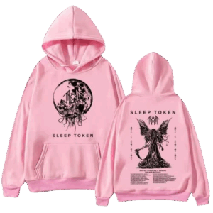 Sleep-Token Pink Hoodie