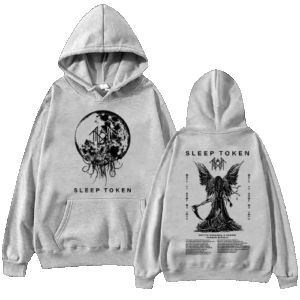 Sleep-Token Take Me Back To Eden Grey Hoodie